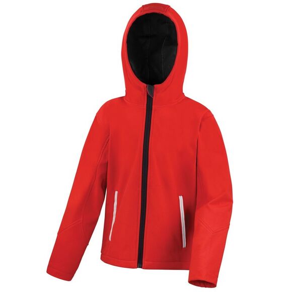 Result Core Kids Big Boys JuniorSoftshell Jacket / Red/Black